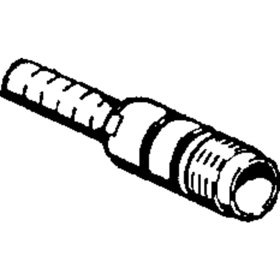 Slang tbv keukenmengkraan L1200mm alum.