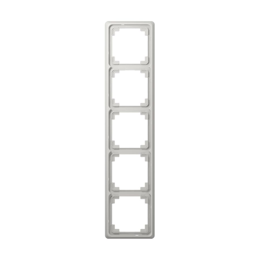 Afdekraam lichtgrijs 5-voudig CD-plus