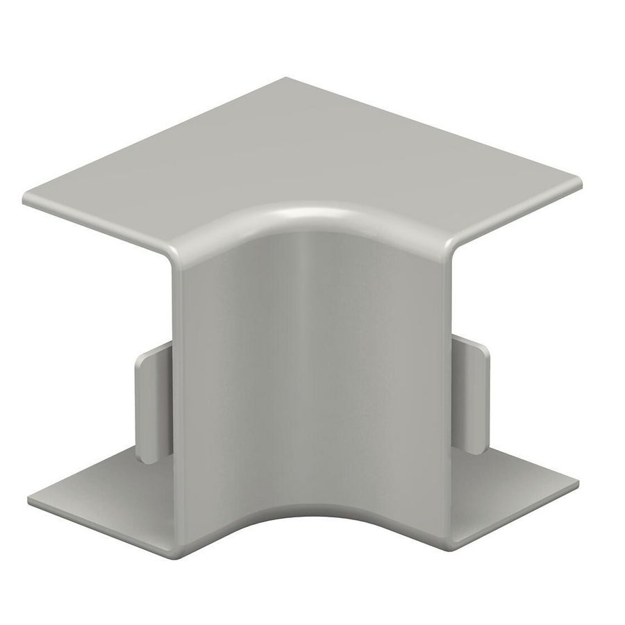 Binnenhoek 25x40mm polyvinylchlorid steengrijs VVE=4