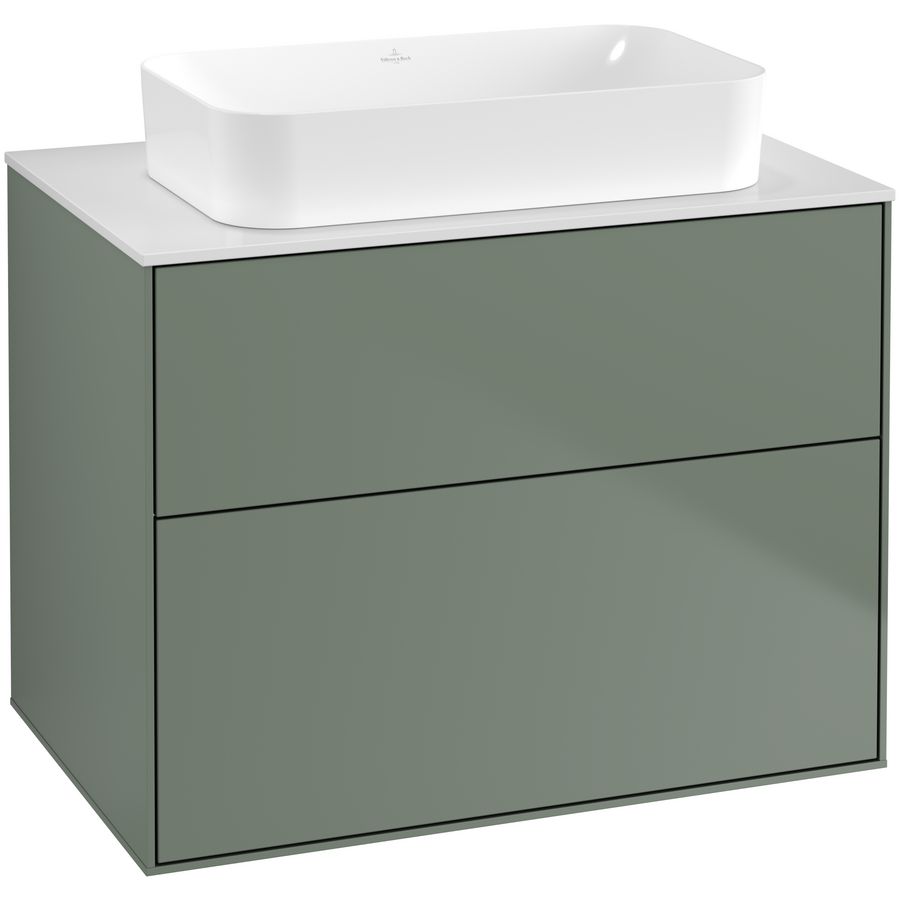 Wastafelonderkast Finion 800x603x501mm Olive Matt Lacquer F63100GM