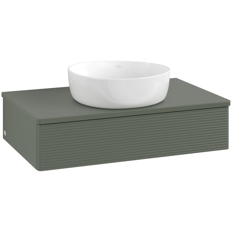 Wastafelonderkast Antao 800x190x500mm L.Green Matt Lacquer K08110HL