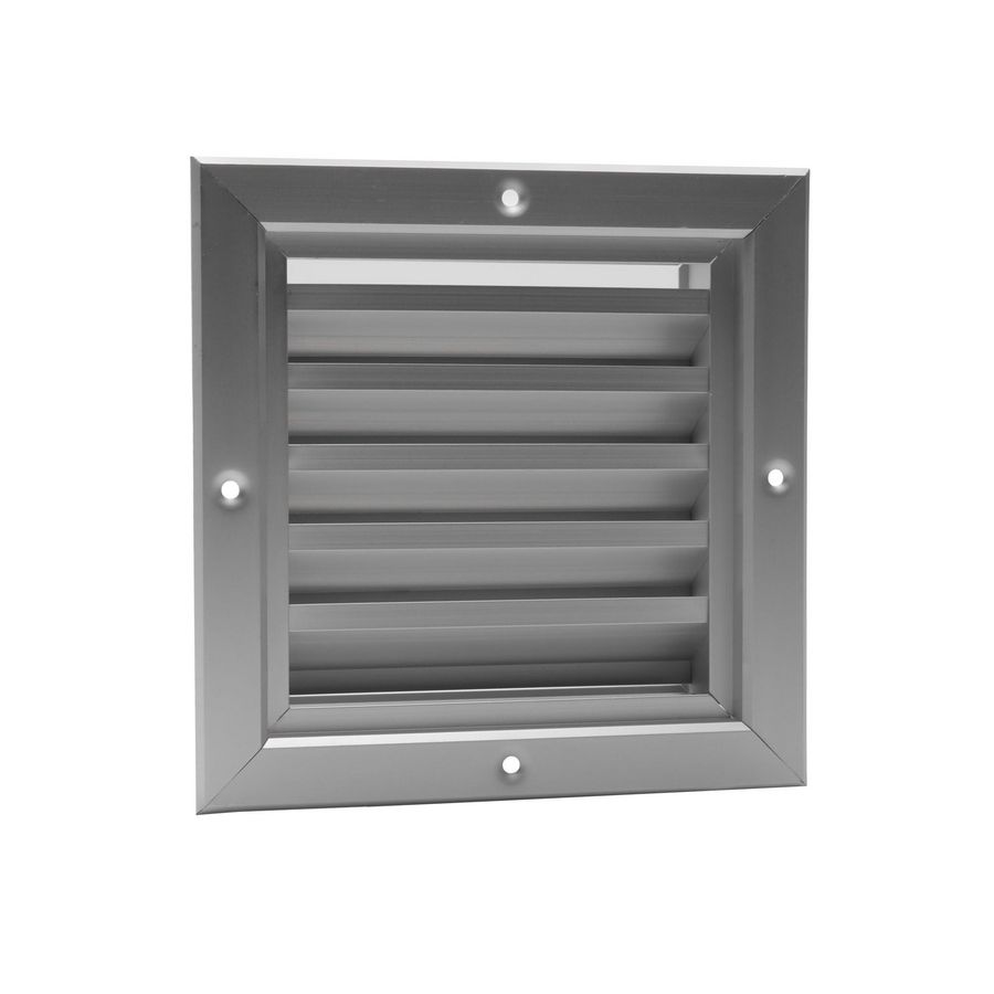 ALU gevelrooster vaste lamellen150x150mm F1 aluminium