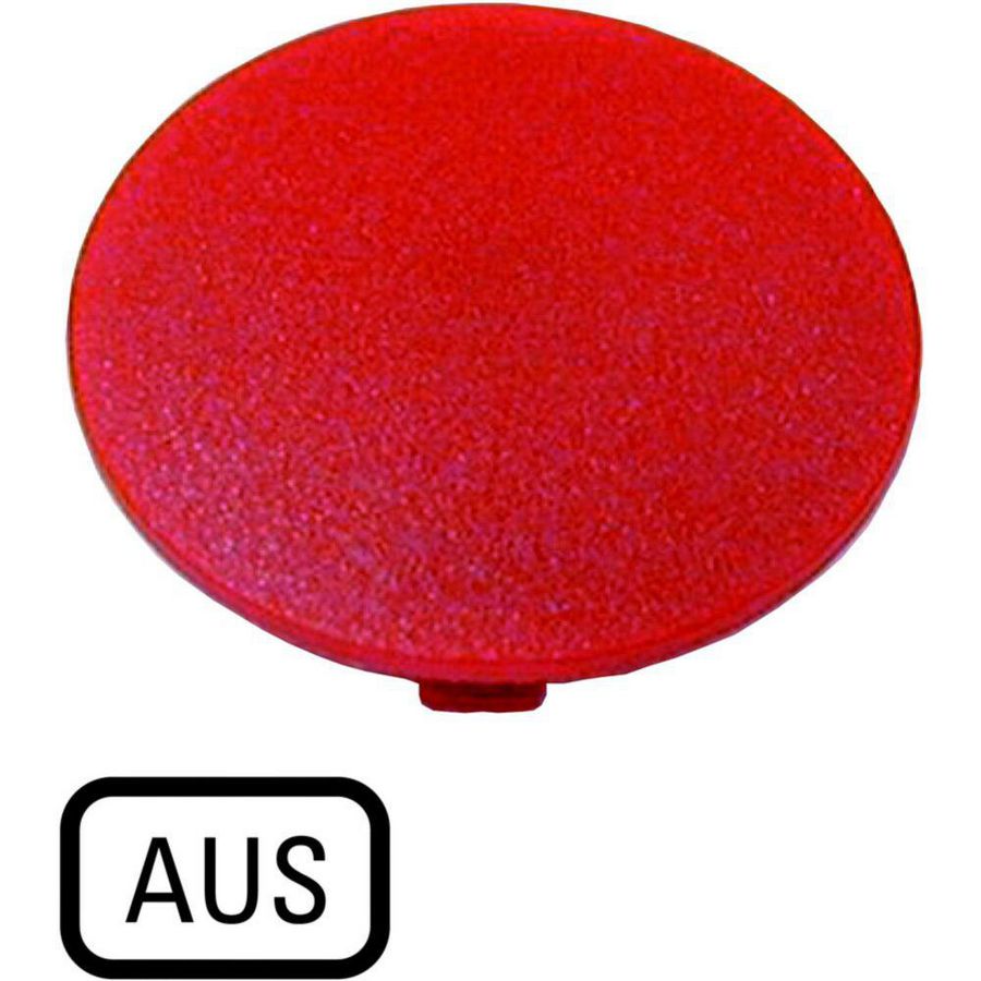 Indicatieplaatje paddestoel rood "uit"