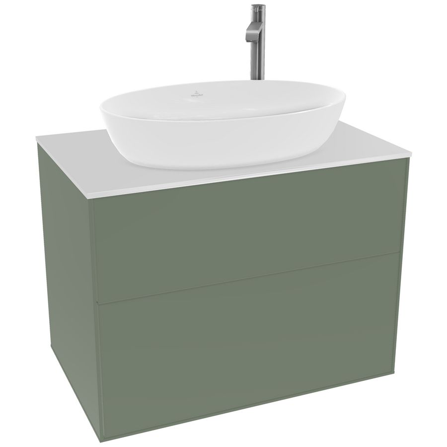 Wastafelonderkast Finion 800x603x501mm Olive Matt Lacquer F87100GM