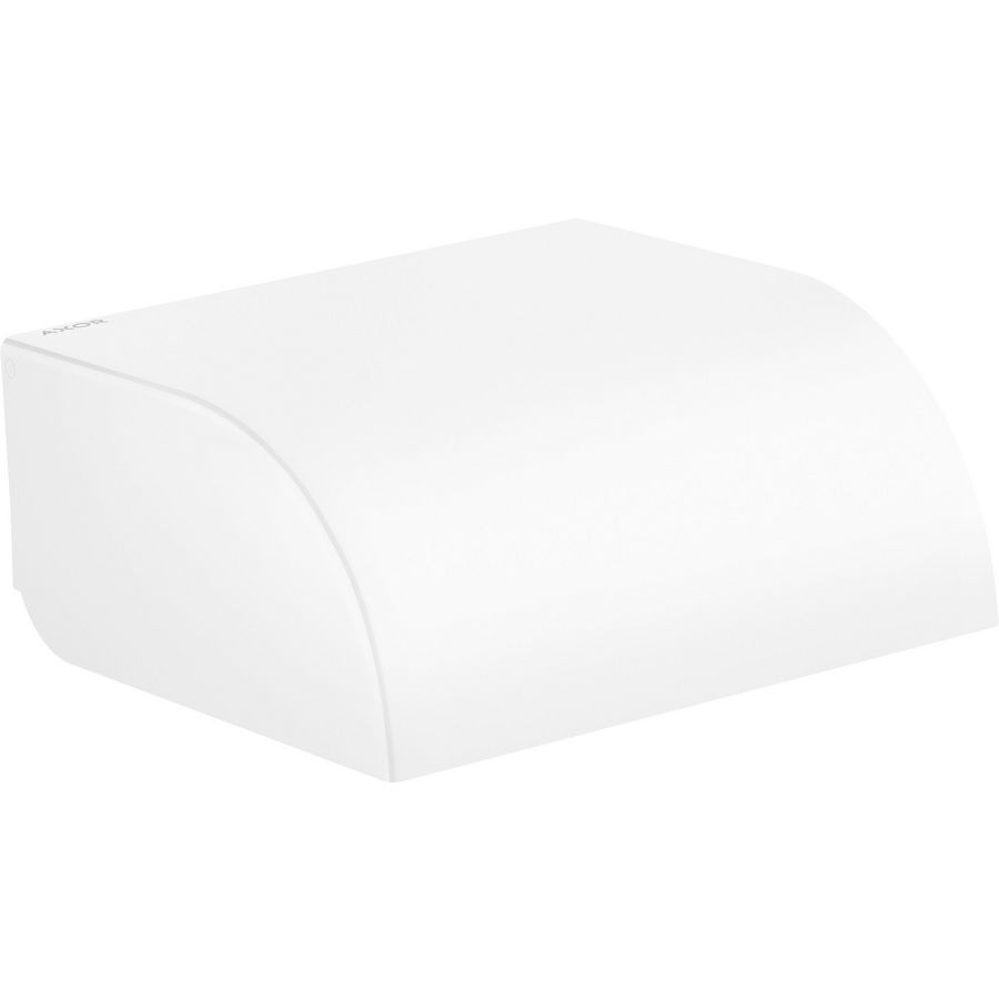 AXOR Universal Circular closetrolhouder met klep mat wit