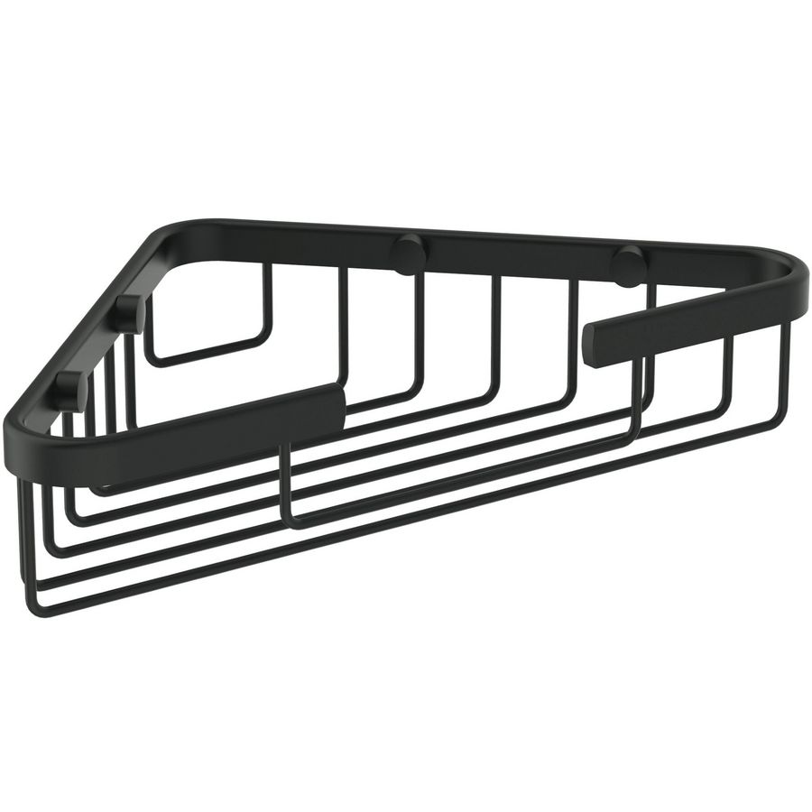 IOM hoekzeepbak silk black (mat zwart) A9105XG