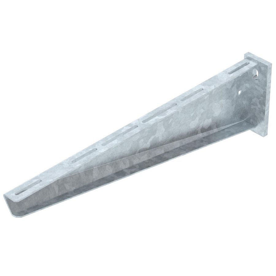 Wand- en profielconsole vastgelaste kopplaat B610mm staal