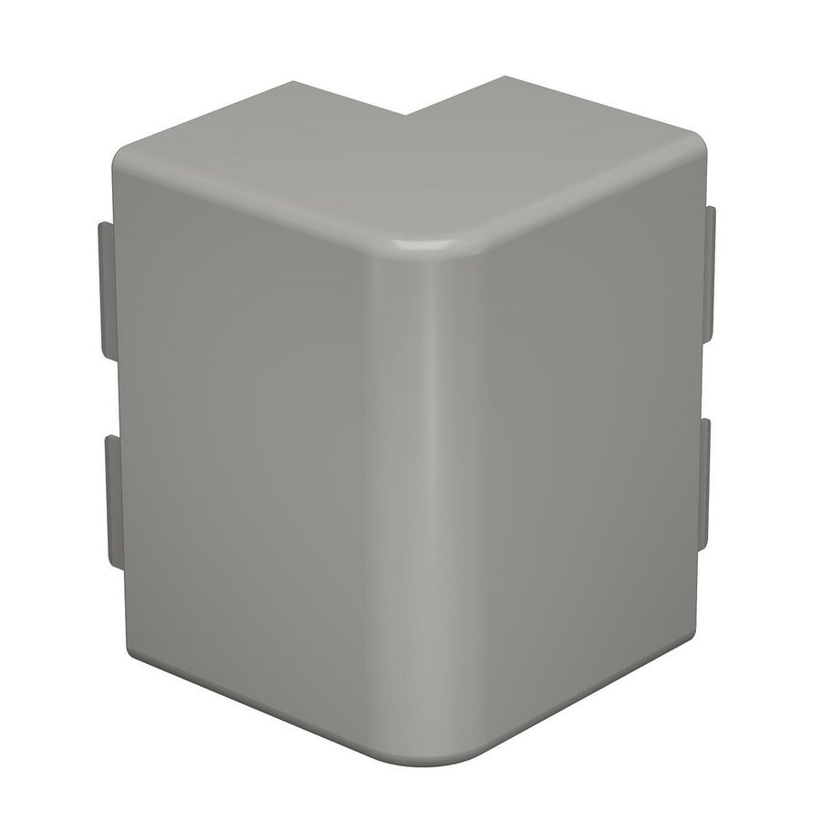 Buitenhoek 60x130mm polyvinylchlorid steengrijs VVE=2