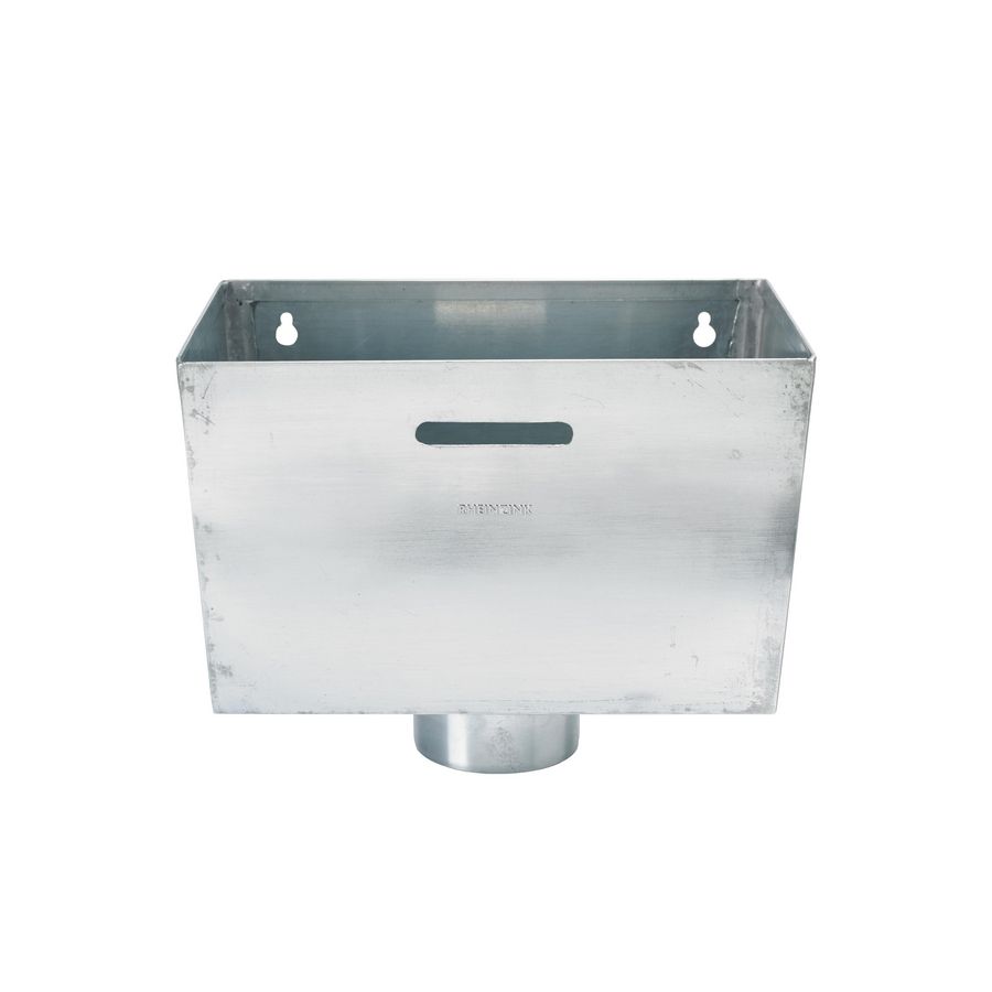 Vergaarbak zink trapezium model 80mm
