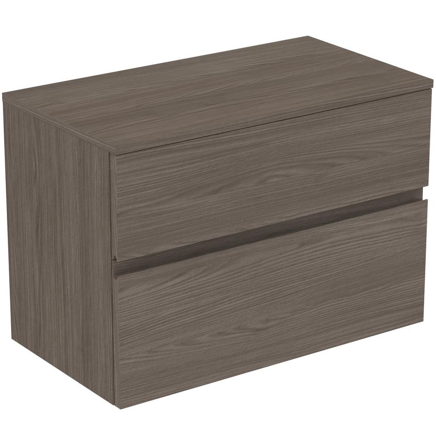 Wastafelmeubel 802x440x558mm dark elm 2 laden Finesse