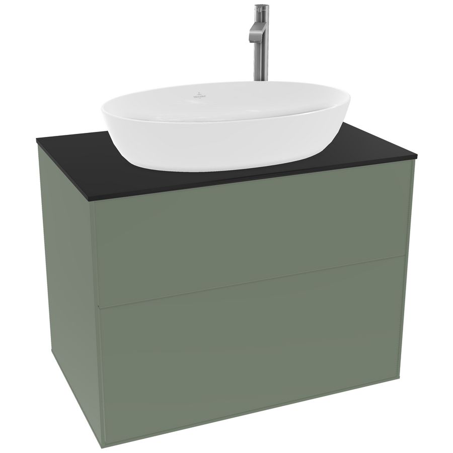 Wastafelonderkast Finion 800x603x501mm Olive Matt Lacquer F87200GM