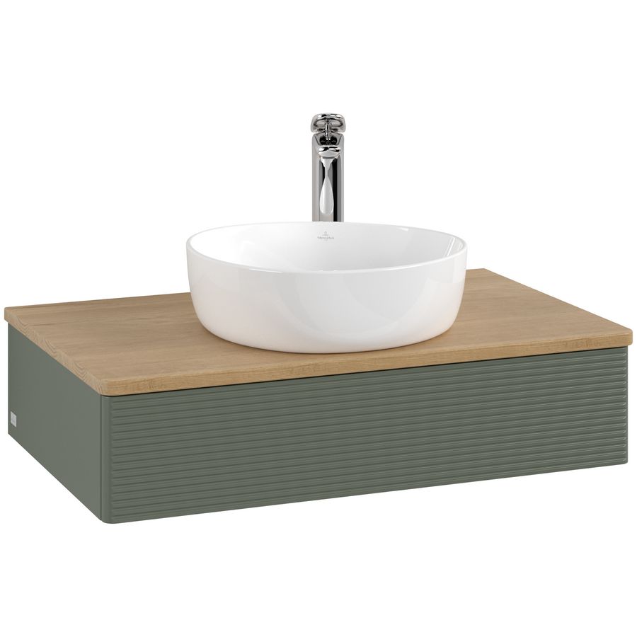 Wastafelonderkast Antao 800x190x500mm L.Green Matt Lacquer K08151HL