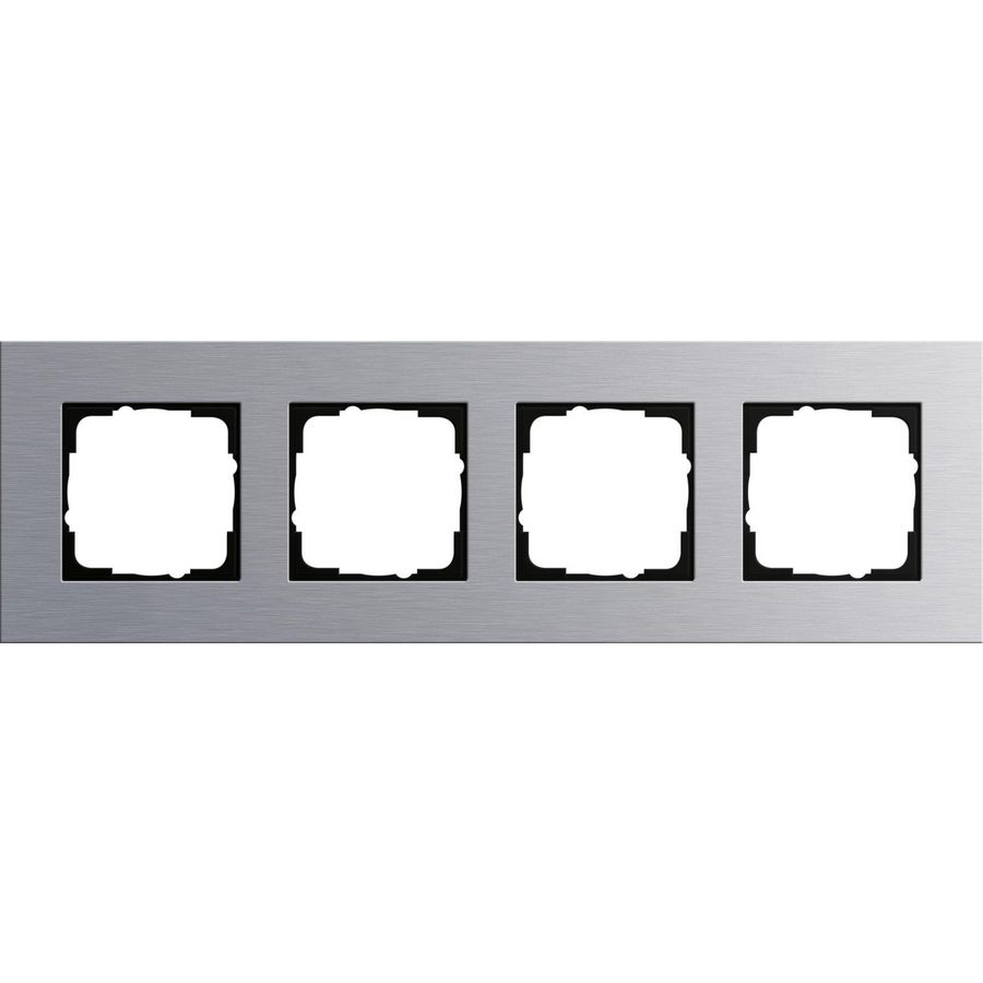 Afdekraam 4-v Gira Esprit aluminium