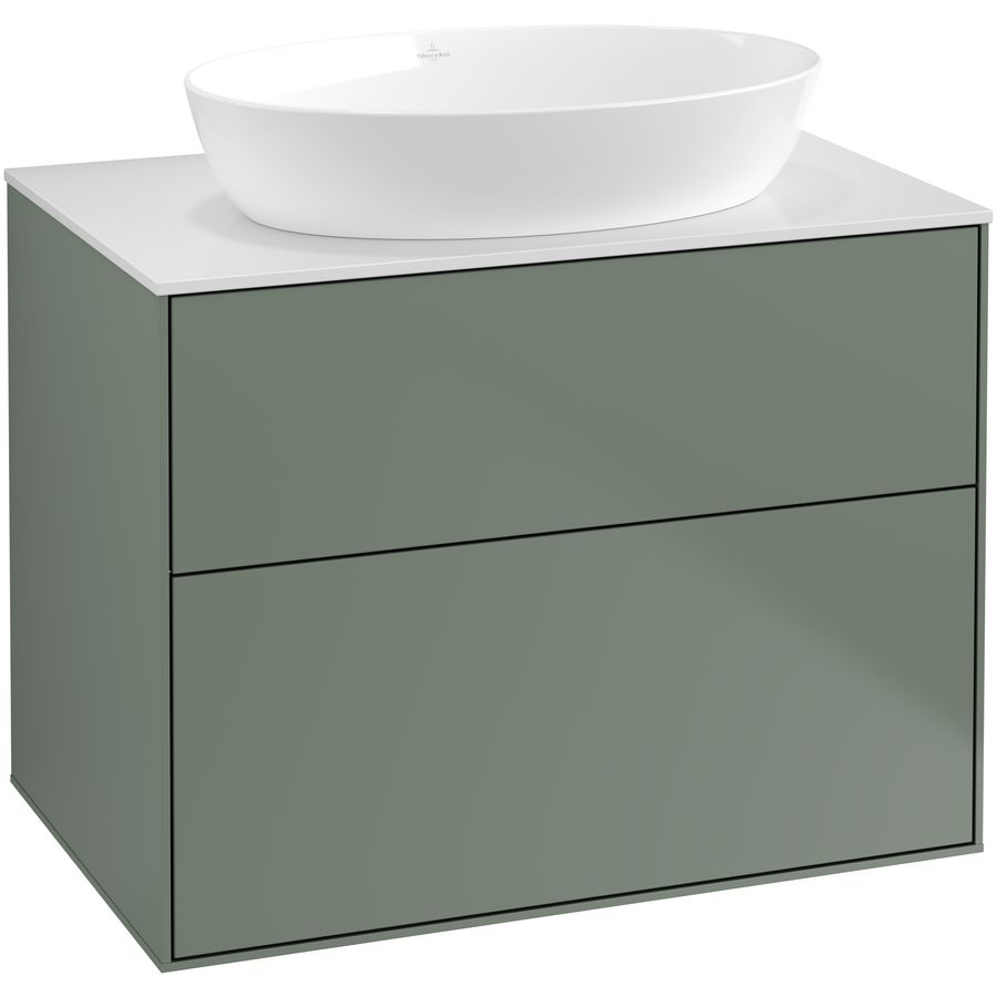 Wastafelonderkast Finion 800x603x501mm Olive Matt Lacquer F99100GM