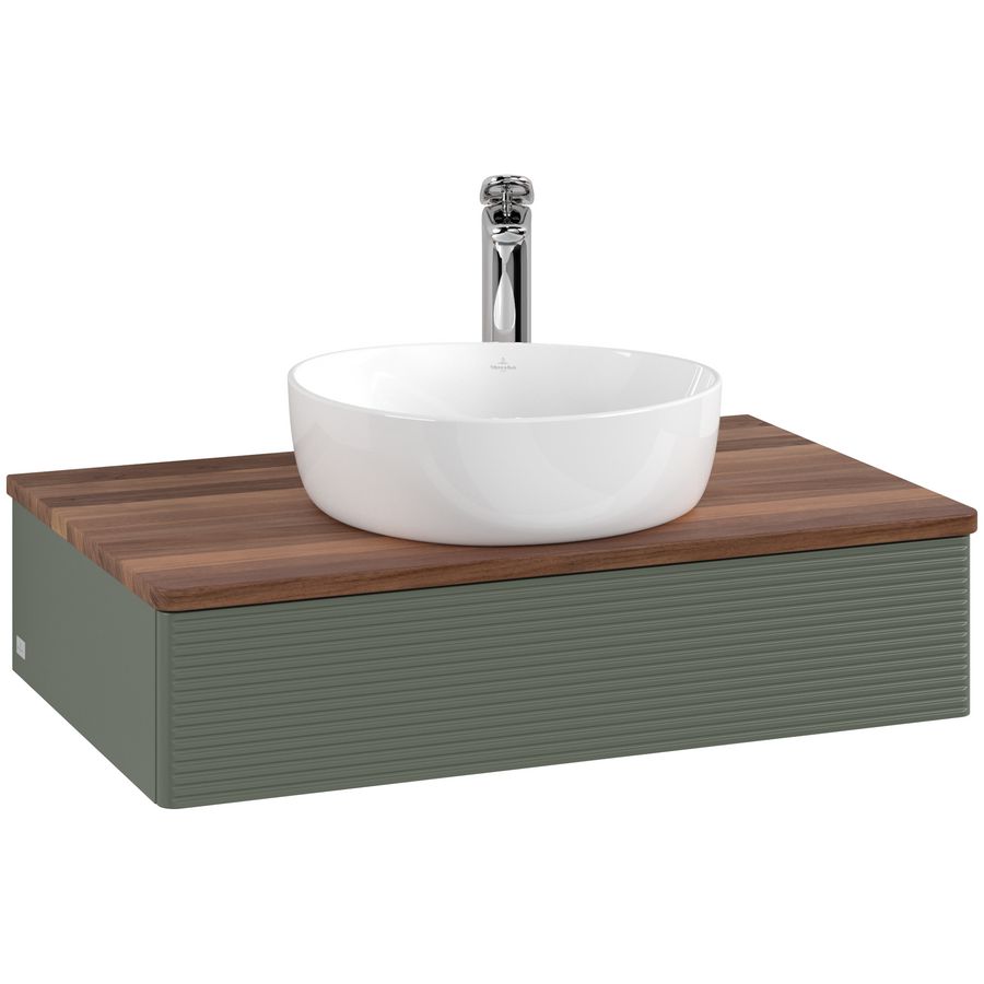 Wastafelonderkast Antao 800x190x500mm L.Green Matt Lacquer K08152HL