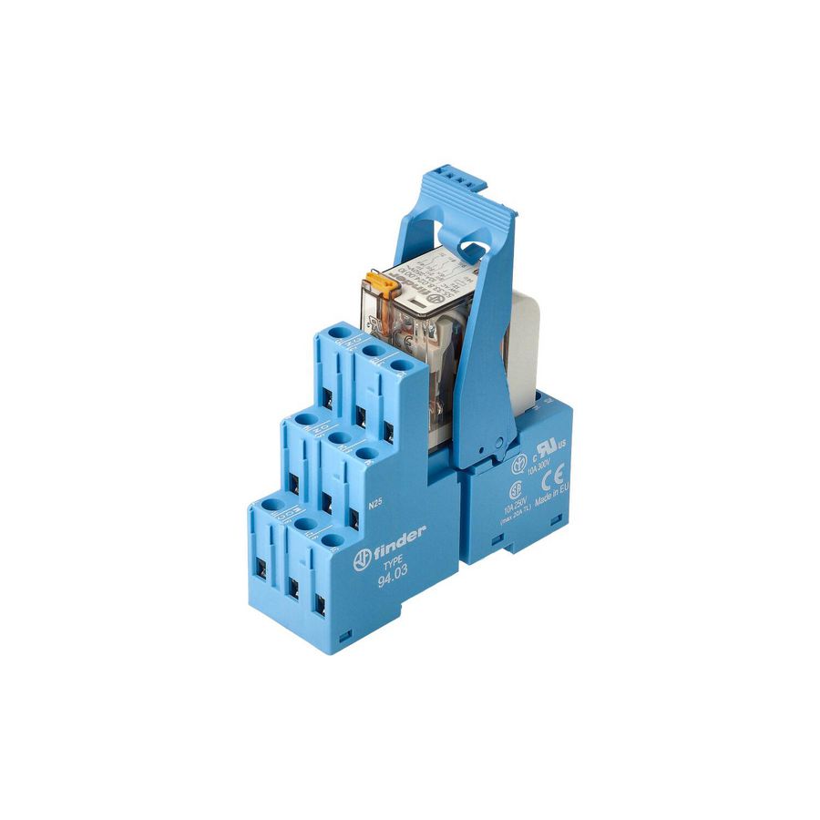 Interfacerelais 3 wisselcontacten 10A 24V AC serie 58