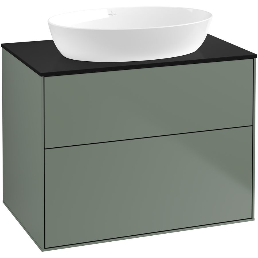 Wastafelonderkast Finion 800x603x501mm Olive Matt Lacquer F99200GM
