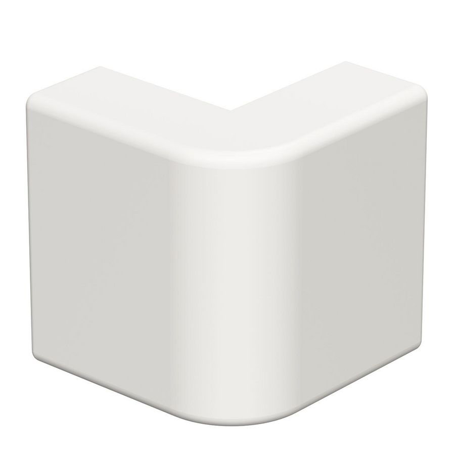 Buitenhoek 10x30mm polyvinylchlorid puur wit VVE=4