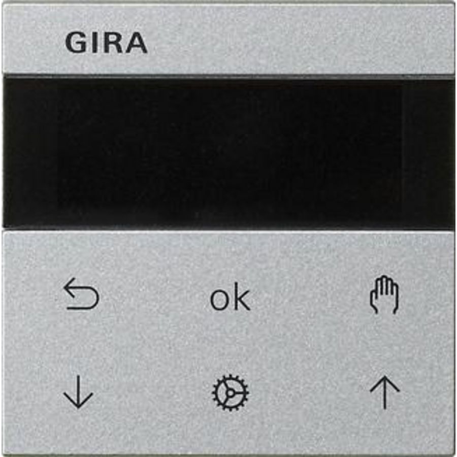 S3000 jl.-/schakelklok Display System 55 kl.alum.