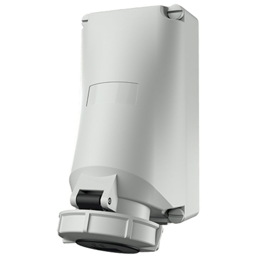 Wandcontactdoos 32A 4-polig  7H 500V IP67