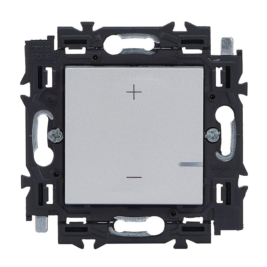 Dimmer 2-draads klauwen 2 modulen ALU Valena Next