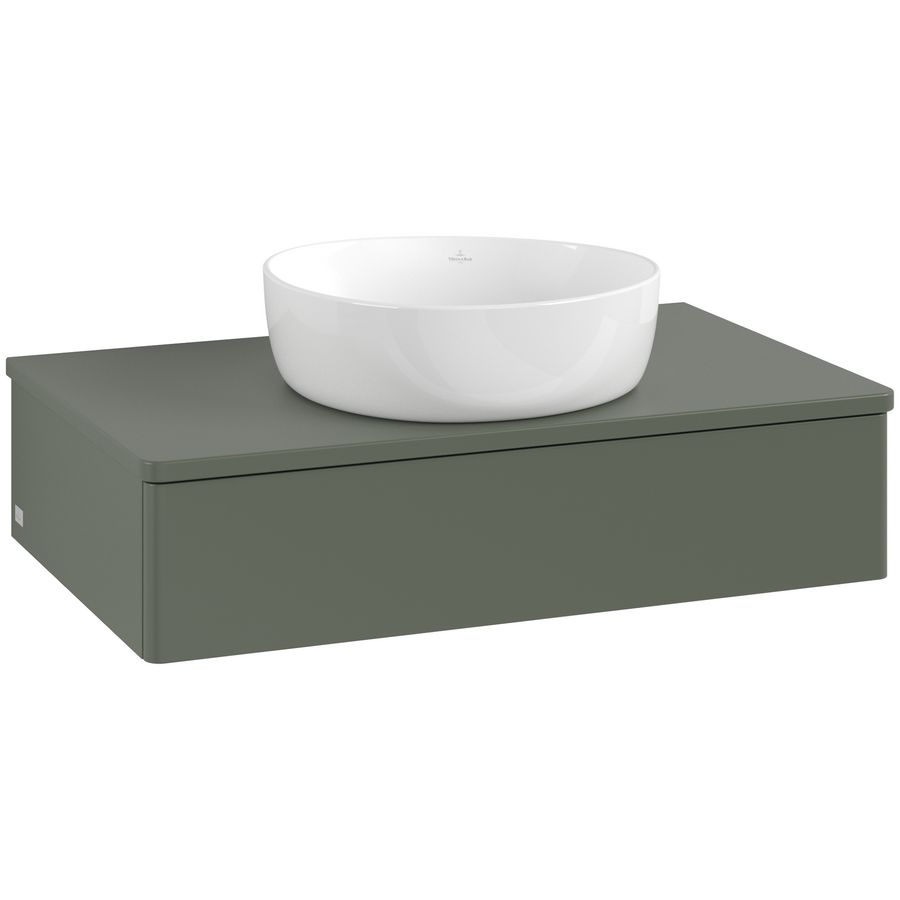 Wastafelonderkast Antao 800x190x500mm L.Green Matt Lacquer L08010HL