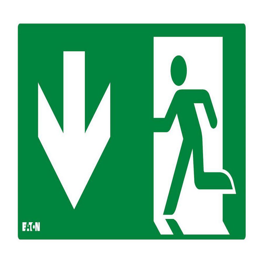 Inlegpictogram CrystalWay 20m ISO C pijl omlaag