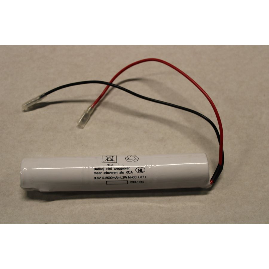 Standaard batterij 3,6V 2,5Ah stick accu