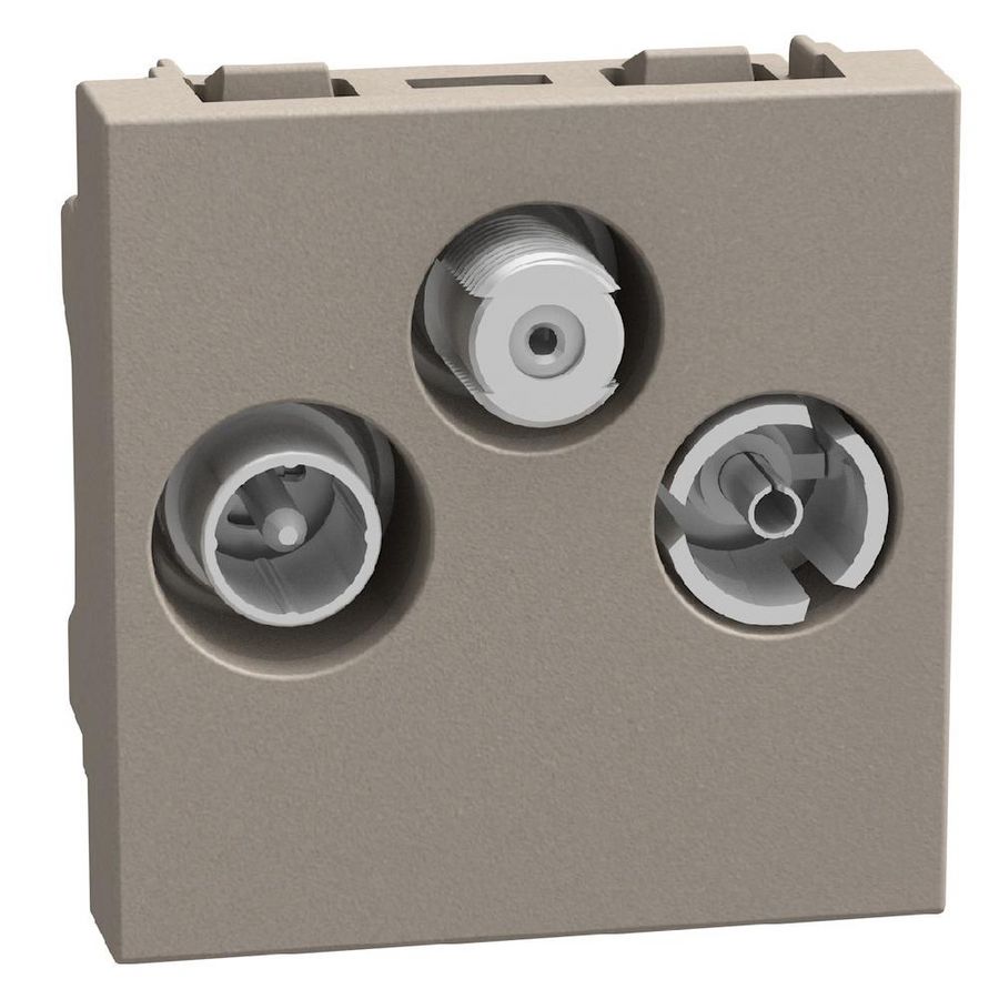 Doos a 6st. Light Now TV-R-SAT contactdoos - steraansluiting