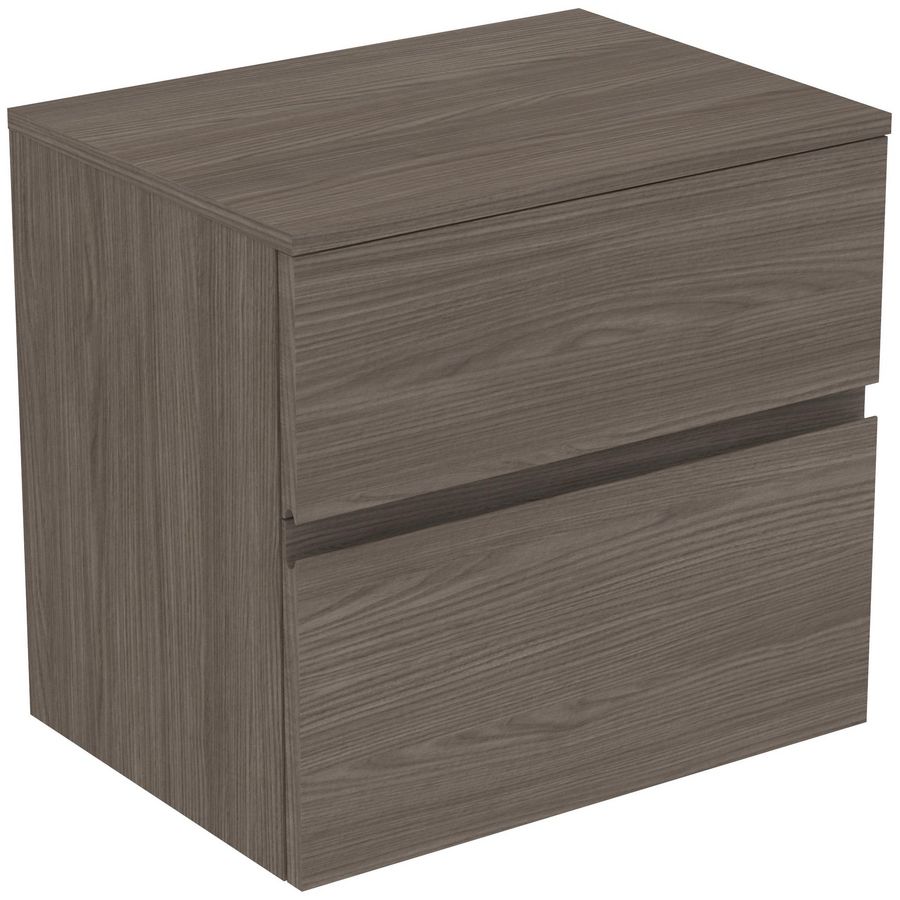 Wastafelmeubel 602x440x558mm dark elm 2 laden Finesse