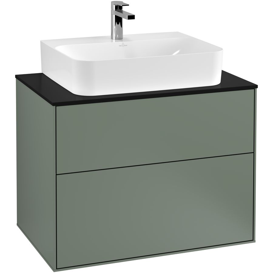 Wastafelonderkast Finion 800x603x501mm Olive Matt Lacquer G09200GM