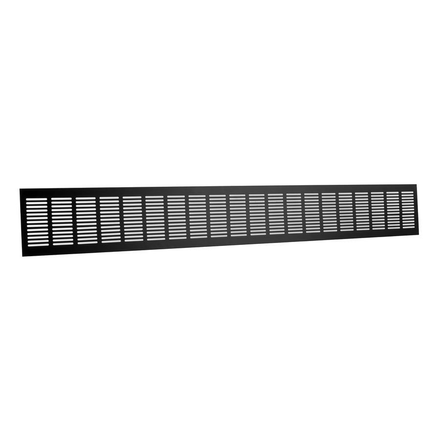 ALU plintrooster 1000x130mm zwart