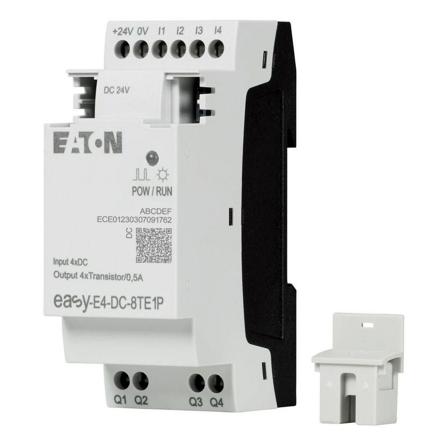 Easy E4, I/O-uitbreiding, 24V DC, 24V AC, 4DI, 4DQ transisto