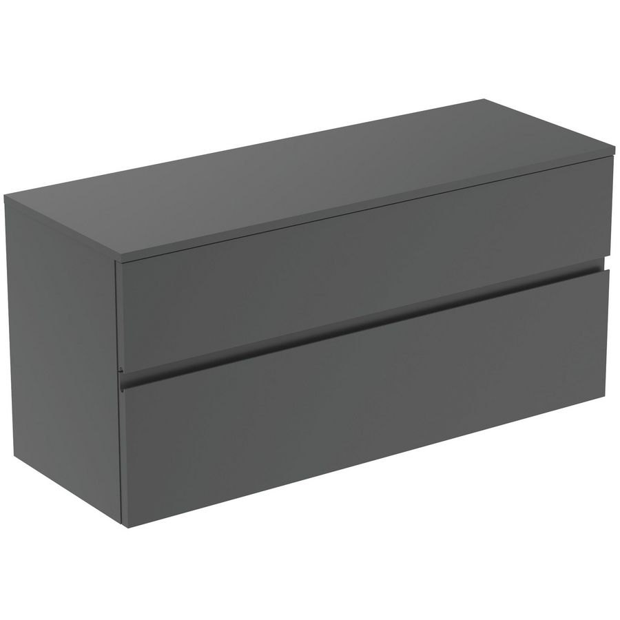 Wastafelmeubel 1202x440x558mm matt anthracite 2 laden Finesse