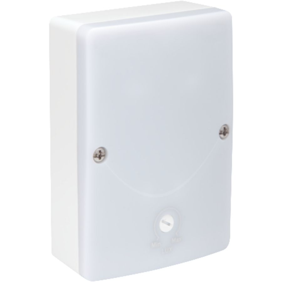 Schemerschakelaar 230V 3 lux-300 lux IP54 wit