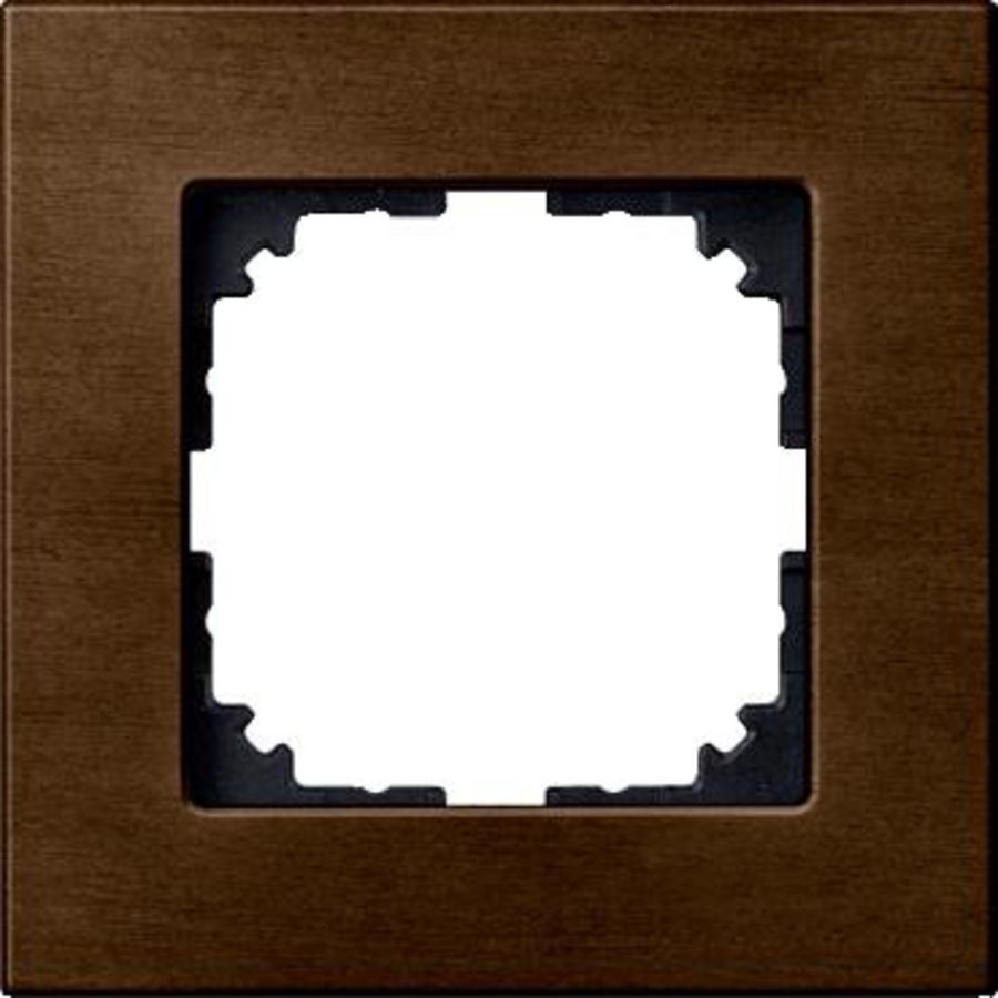 Afdekframe Merten M-Elegance hout 1 stel walnoot