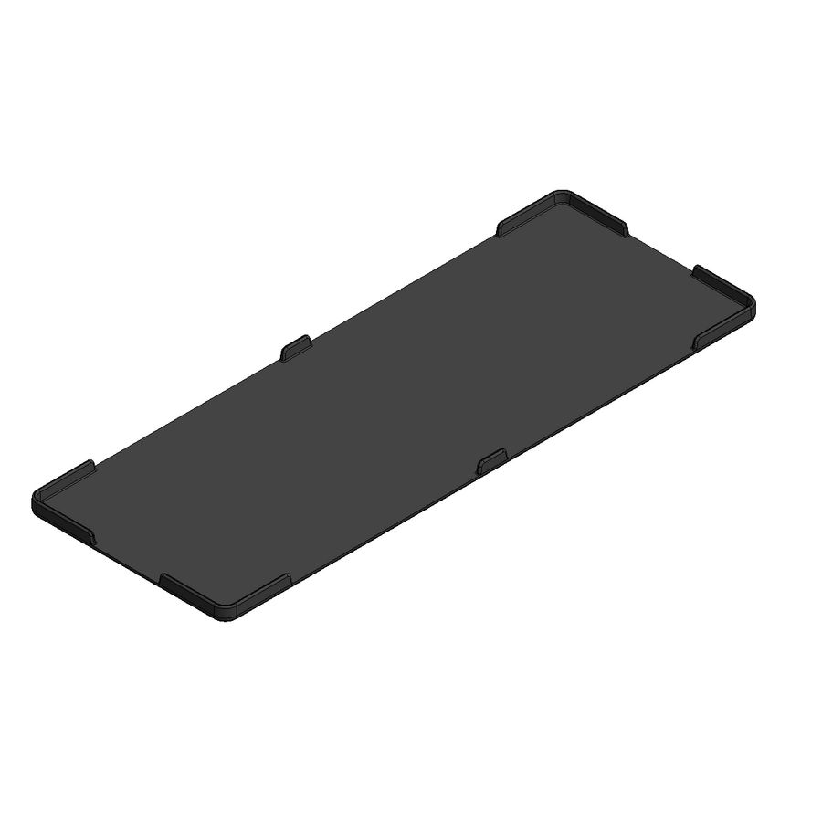 Onderlegmat PVC dak 250x75mm tbv rubberen tegeldr