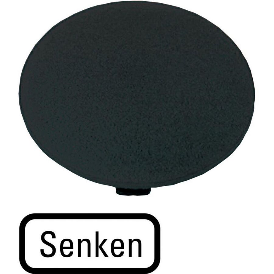 Indicatieplaatje paddestoel zwart ""senken""