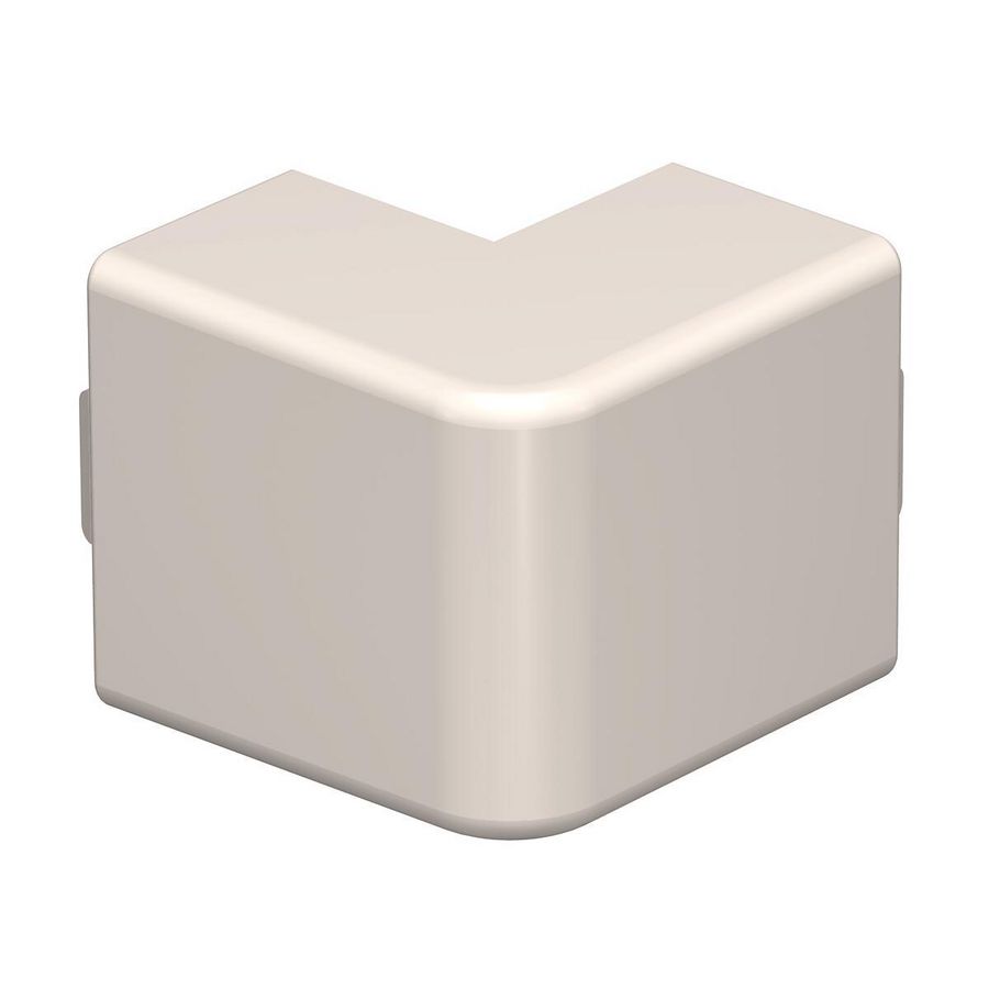 Buitenhoek 25x40mm polyvinylchlorid creme wit 9001 VVE=4