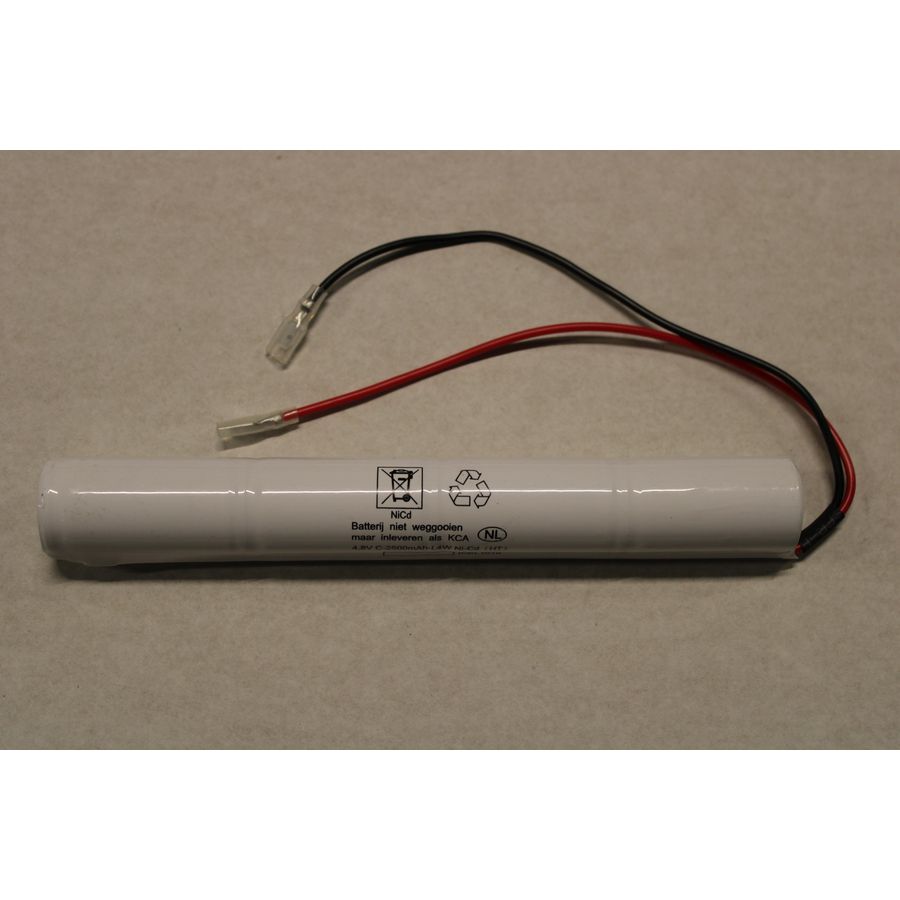 Standaard batterij 4,8V 2,5Ah stick accu
