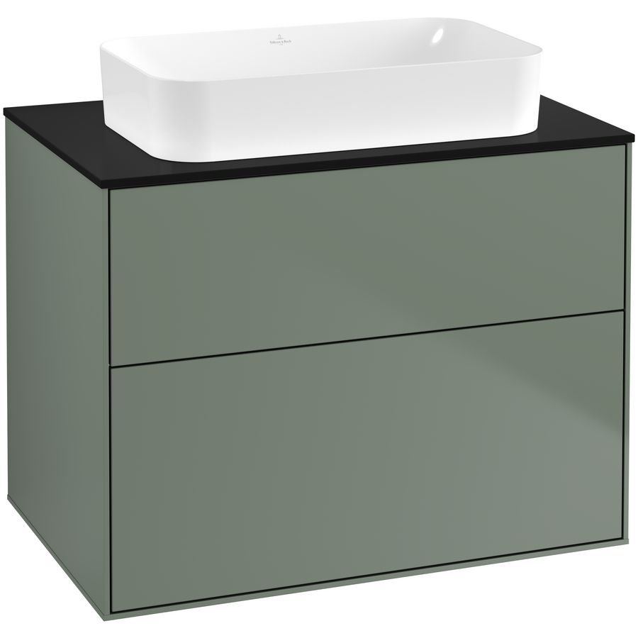 Wastafelonderkast Finion 800x603x501mm Olive Matt Lacquer G63200GM