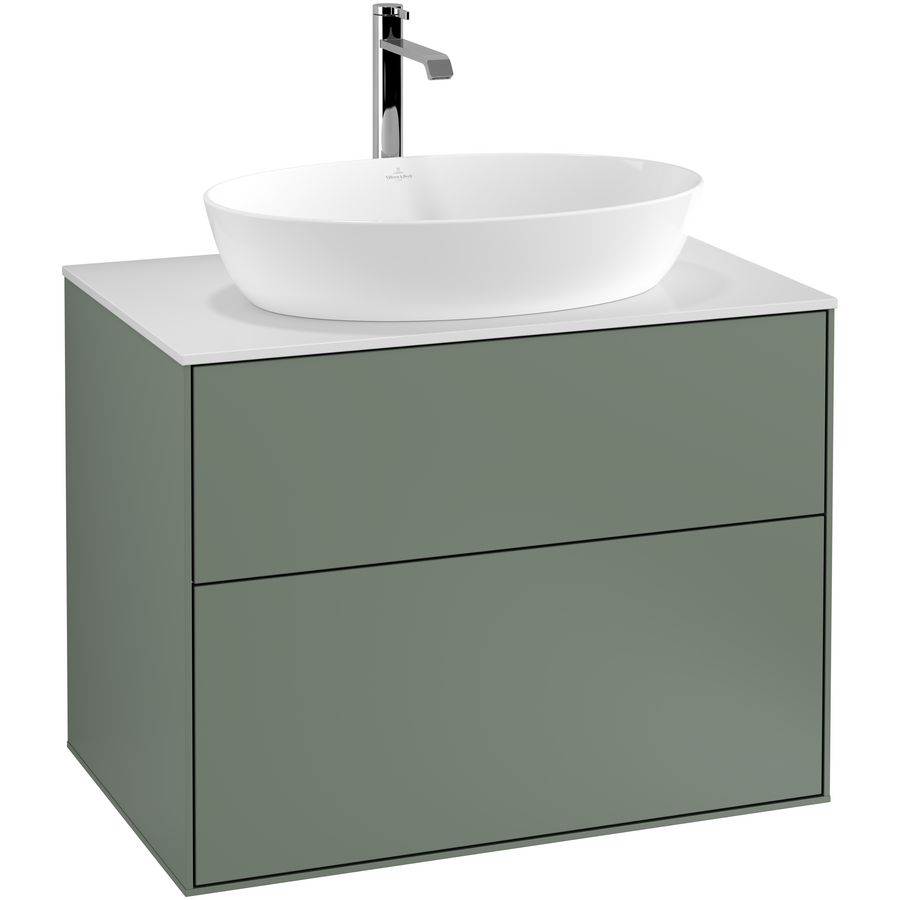 Wastafelonderkast Finion 800x603x501mm Olive Matt Lacquer G75100GM