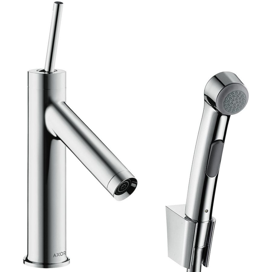 AXOR Starck wastafelkraan met bidetdouche chroom