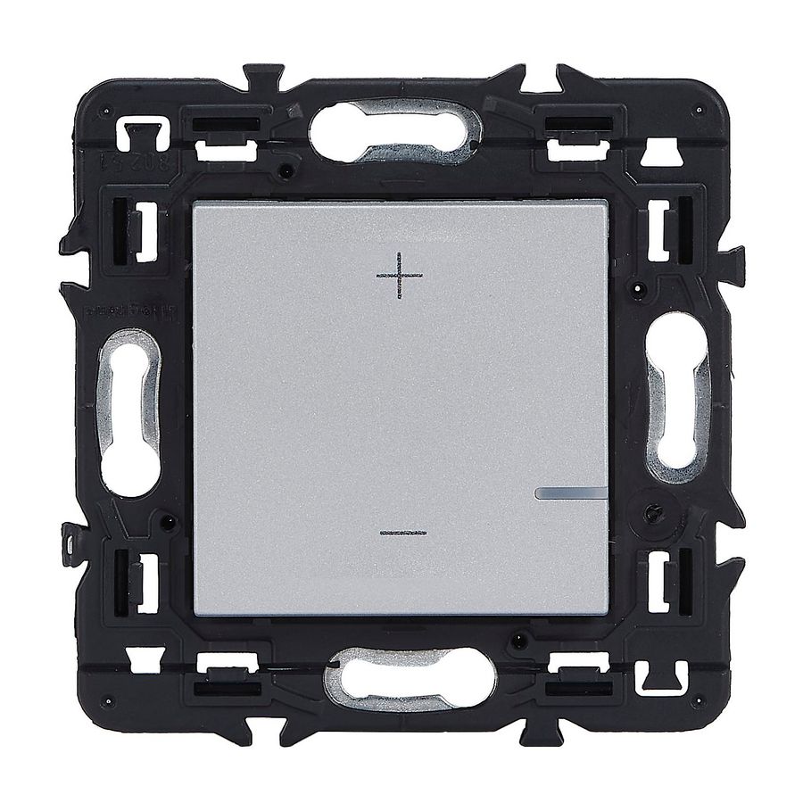 Dimmer 2-draads 2 modulen ALU Valena Next
