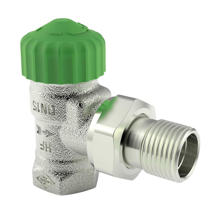 Afsluiter thermostatisch dynamisch ECLIPSE-300 DN15 1/2" haaks
