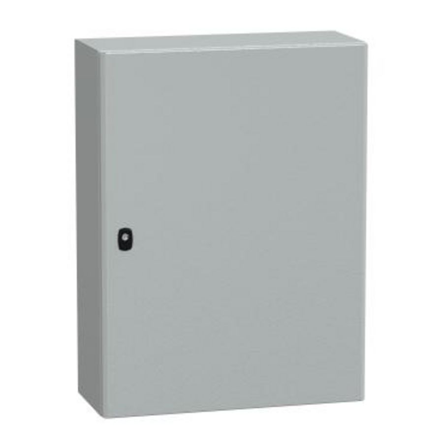 Kast Volle deur Montageplaat 800x600x250mm IP66 Spacial S3D