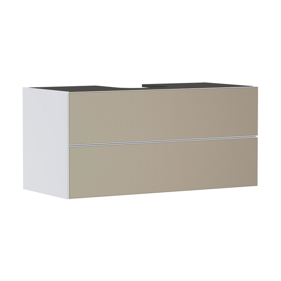 Onderkast mat wit / front patterned bronze 1180x550mm 2x la voor consoles Xevolos E 54193390