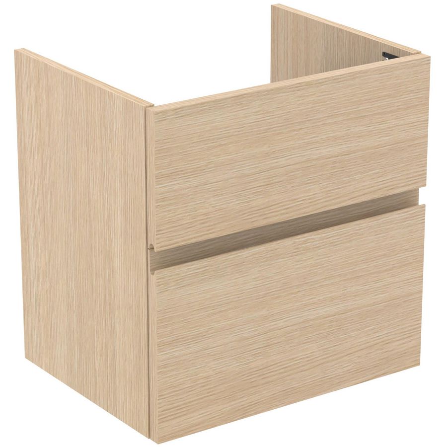 Wastafelmeubel 530x409x540mm white oak 2 laden Finesse