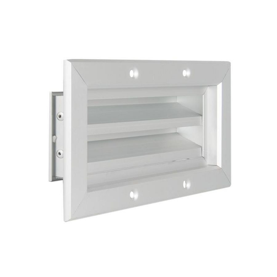 ALU gevelrooster vaste lamellen 170x70mm