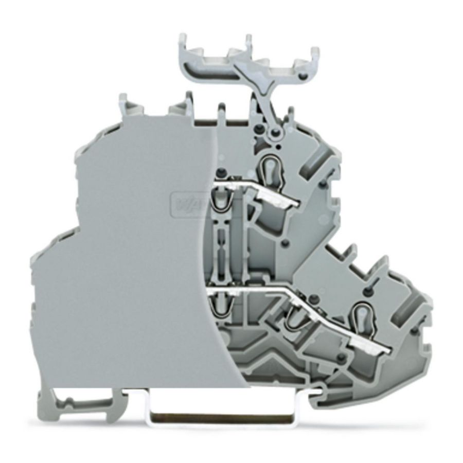 2etageklem Rijg-/rijg afsluitplaat 2002-2233/099-000 VVE=50